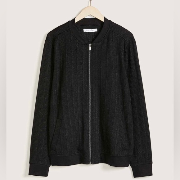 Zip up Cardigan Bomber Jacket - Picture 3 of 7